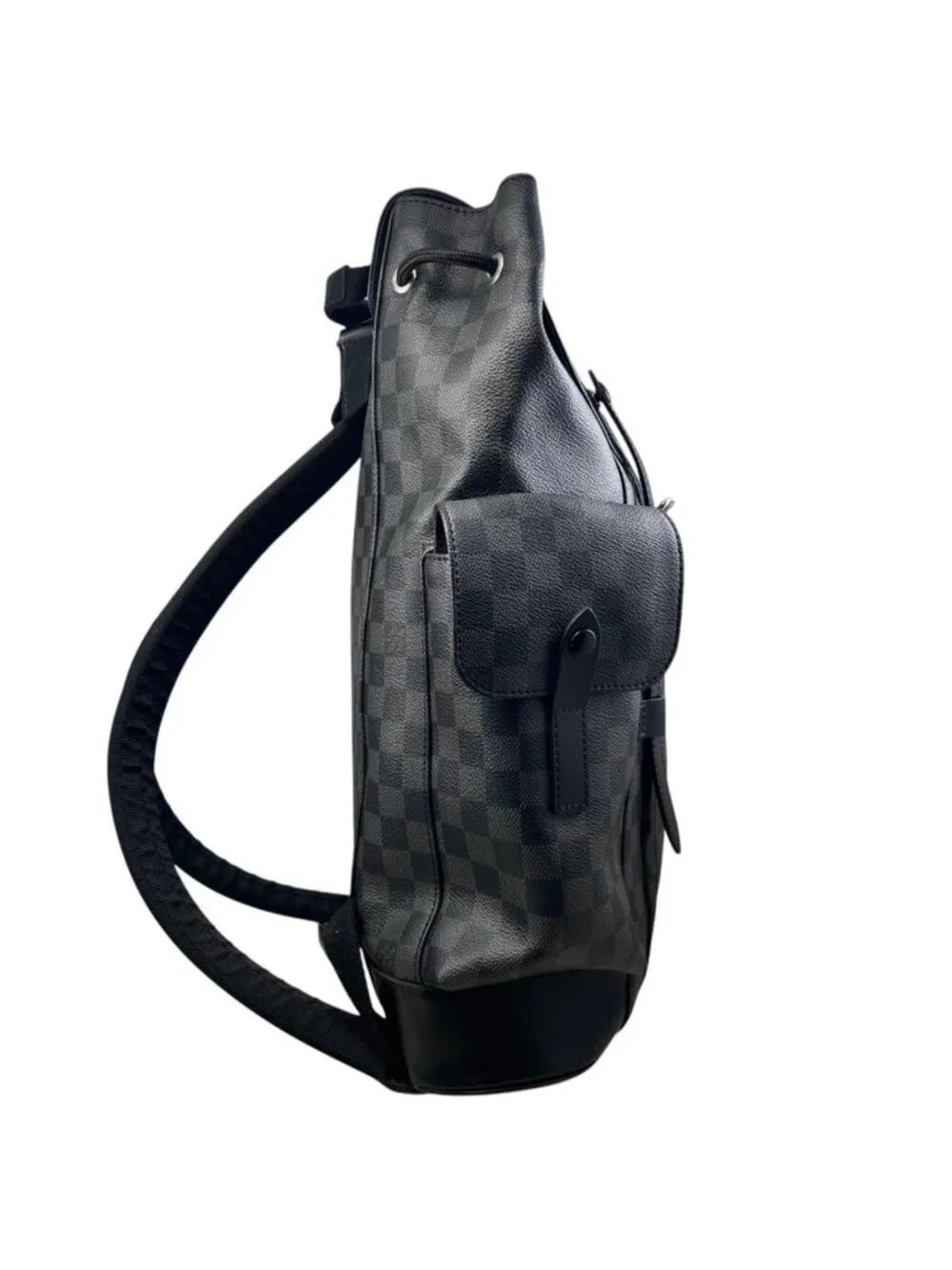 Louis Vuitton Backpack Christopher MM Damier Graphite Black Gray